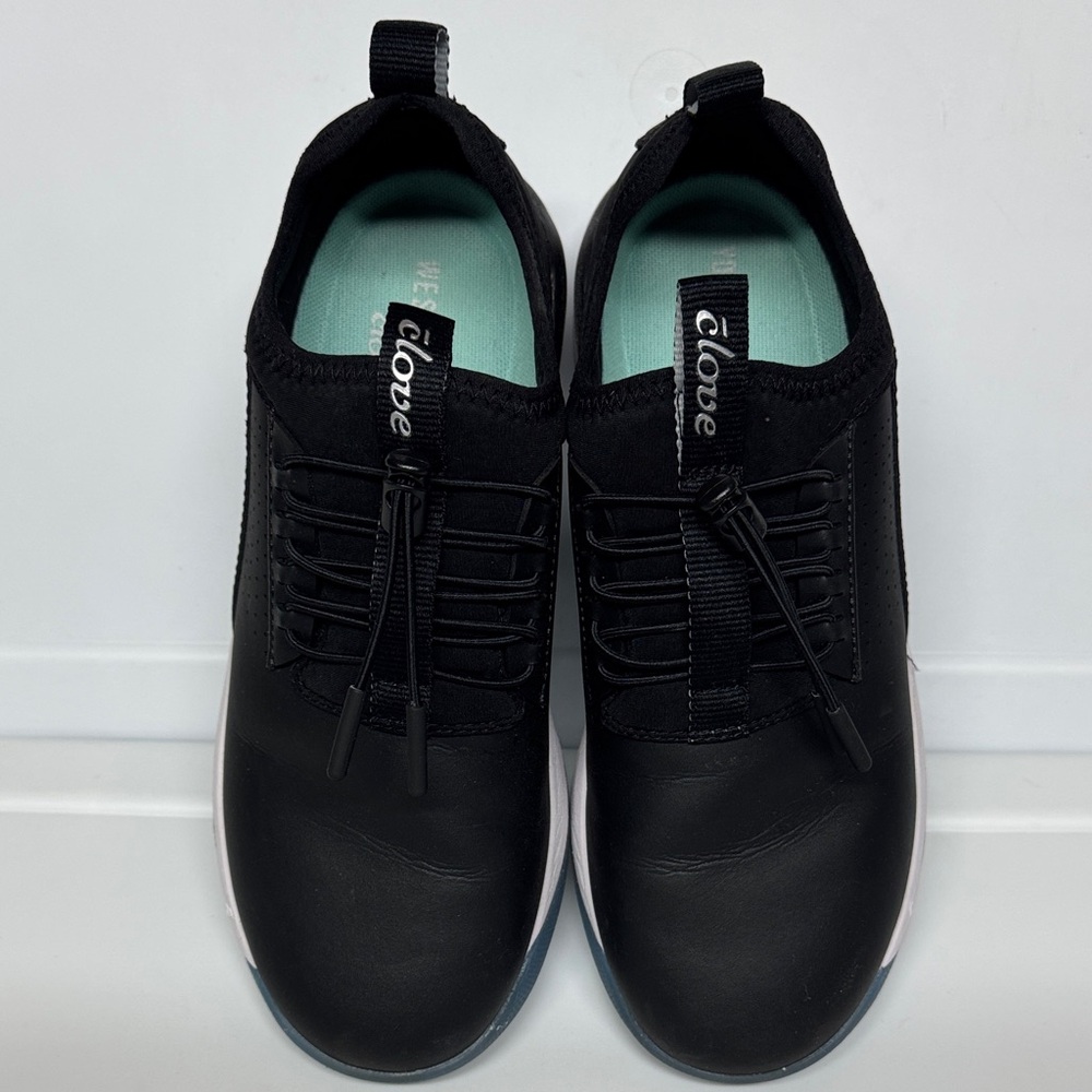 Clove Women's Black and White Sneakers - Picture 4 of 7